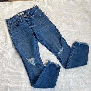 Madewell - 9” high rise skinny jeans